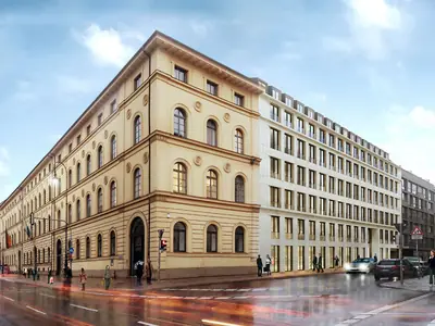 Odeonsplatz metro — offices nearby